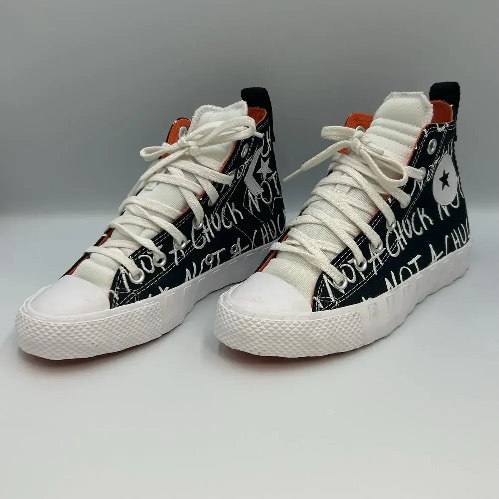 Converse Shoes Kids Size 4 Boys UNT1TL3D Not A Chuck Hi Sneakers 266514C Black
